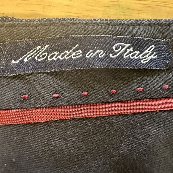 Sartore Reda Dress Pants Men’s 36X30 Straight Leg Blue 100% Wool Flat Front - Picture 9 of 13